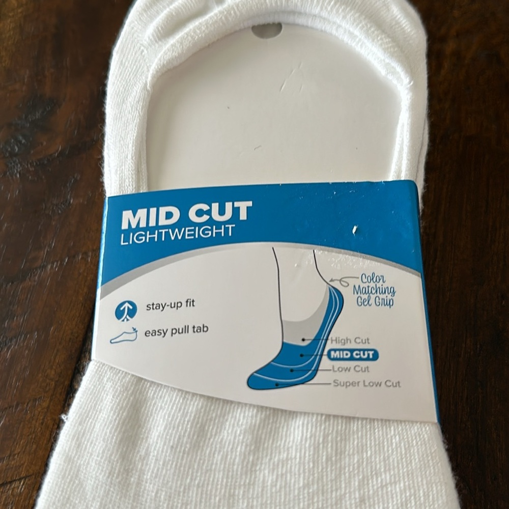 Peds Women's Lightweight Mid Cut Liner Socks 6 pairs size 5-10 - Picture 6 of 7